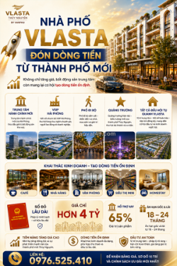 Shophouse vlasta thủy nguyên: vị trí vàng – dòng tiền thật – tiềm năng tăng giá cao