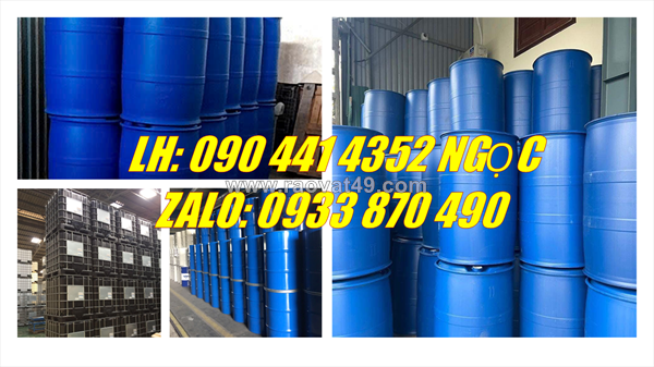 Sỉ lẻ thùng phuy nhựa 220 lít thái lan, thùng phuy nhựa 120 lít đài loan, thùng phuy nhựa 50l đựng nước cất