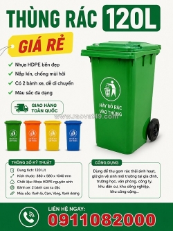 Sỉ lẻ thùng rác 120l 240l giá rẻ, miễn phí giao hàng toàn quốc- lh 0911082000