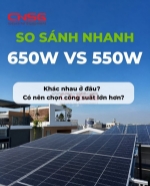 So sánh nhanh: pin 650w và pin 550w