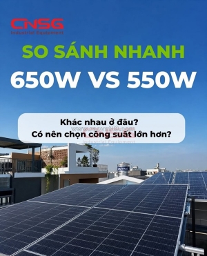 So sánh nhanh: pin 650w và pin 550w