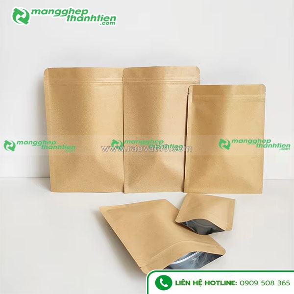 So sánh túi zipper giấy kraft và túi zipper bạc: nên chọn loại nào?
