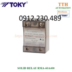 Solid rơ le toky rma-60a400 dễ dàng kết nối với nhiều mức điện áp điều khiển
