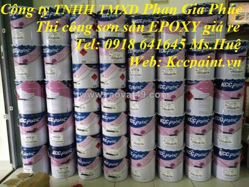Sơn phủ epoxy kcc et5660 hệ lăn 3 lớp tại miền tây 09641645 huệ