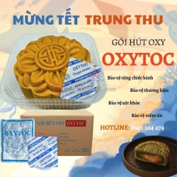 Sử dụng gói hút oxy oxytoc dùng cho bánh trung thu