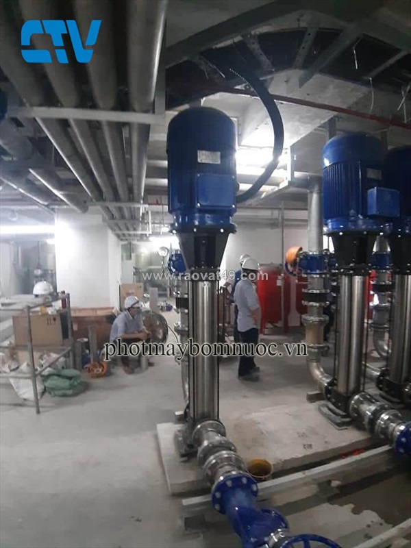Sửa máy bơm trục đứng hỏng guồng bơm uy tín tại miền bắc