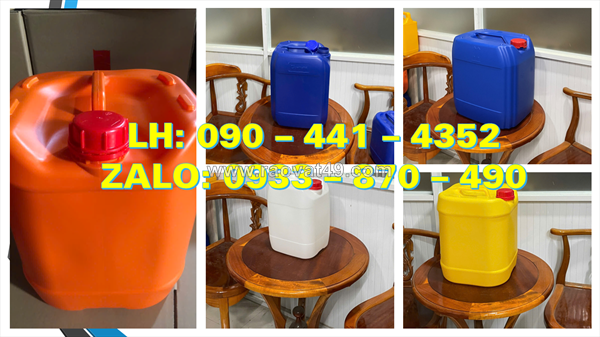Sx can nhựa 25 lít đựng dầu, can nhựa 20 lít đựng nước mắm, can nhựa 30 lít đựng nước tương q12