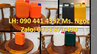 Sx can nhựa 500ml vuông có vòi nhấn, can 1 lít tròn, can 500ml nhựa hdpe chính phẩm
