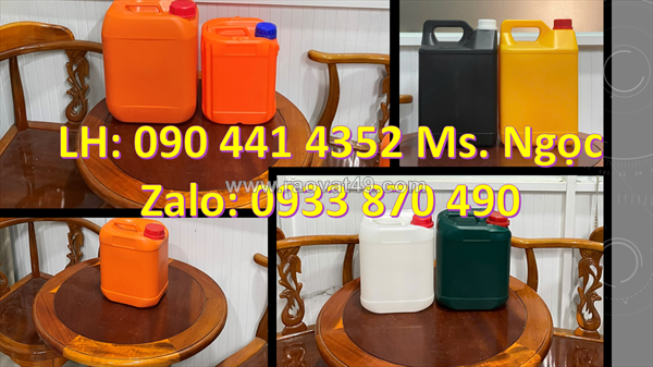 Sx can nhựa 500ml vuông có vòi nhấn, can 1 lít tròn, can 500ml nhựa hdpe chính phẩm