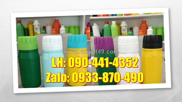 Sx chai nhựa 250ml đựng thuốc trừ sâu, chai lọ 500ml đựng dung dịch vệ sinh máy móc