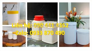 Sx hủ nhựa 2 ký, hộp nhựa tròn 1 ký, hủ nhựa vuông 0.5 ký quai, hủ nhựa 200gr đựng sáp ong