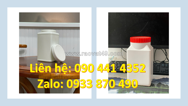 Sx hủ nhựa 2 ký, hộp nhựa tròn 1 ký, hủ nhựa vuông 0.5 ký quai, hủ nhựa 200gr đựng sáp ong