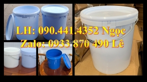 Sx thùng đựng sơn 20 lít cao cấp, có dung tích khác: 10 lít, 12 lít, 16 lít,  lít theo yêu cầu