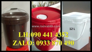Sx vỏ thùng sơn 1 lít giá rẻ, thùng đựng sơn 5 lít trơn, vỏ thùng sơn 6 lít rỗng dày dặn tphcm