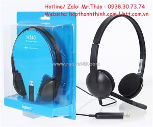 Tai nghe có dây logitech h340 usb (981-000477) – chính hãng, âm thanh trong trẻo