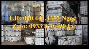 Tank nhựa ibc 1000 lít qua sử dụng loại 1 – 2 giá tốt tại thị trường miền nam