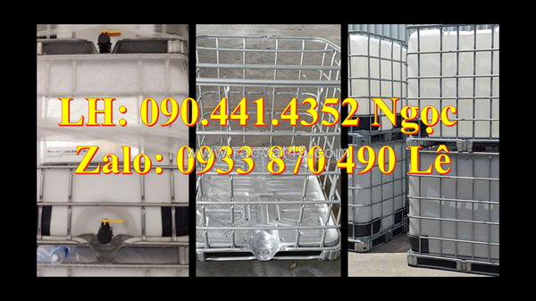 Tank nhựa ibc 1000 lít qua sử dụng loại 1 – 2 giá tốt tại thị trường miền nam