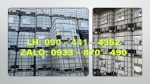 Tank nhựa ibc 1000l đựng hóa chất, bồn nhựa 1000 lít vuông trữ nước sạch, téc nhựa ibc 1000l có khung thép