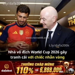 Tây ban nha vô địch world cup 2026, nhưng tâm điểm lại là... chiếc nhẫn vàng!