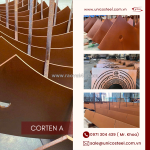 Thép corten a (thép kháng thời tiết) giá tốt tại unico steel: giải pháp vật liệu đỉnh cao cho kiến trúc & cảnh quan modern