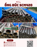 Thép ống đúc scm420: bí quyết tôi thấm cacbon đạt độ cứng vượt trội, tối ưu tốc độ gia công và cắt giảm chi phí phôi thừa cho các xưởng cnc