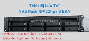 Thiết bị lưu trữ nas synology rs1221rp+ – chính hãng, nguồn kép an toàn