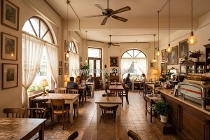 Thiết kế quán cafe từ biệt thự cũ – giải pháp tạo không gian kinh doanh khác biệt và đầy giá trị