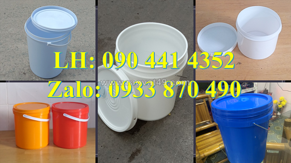 Thùng đựng sơn  lít quai sắt, thùng sơn 16 lít nắp vặn, vỏ thùng sơn 12 lít nắp garenti