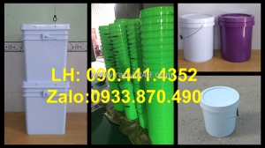 Thùng đựng sơn gel 10 lít, vỏ thùng sơn 12 lít, xô nhựa 19 lít đựng dầu nhớt