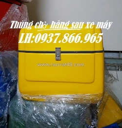 Thùng giao đồ ăn vặt, thung ship, thùng composite, giá thùng chở hàng bao nhiêu