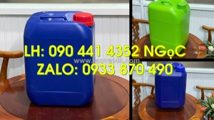 Thùng nhựa 10 lít đựng cồn, can nhựa 20 lít đựng chất oxy hóa, can nhựa 22 lít đựng chất tạo màu