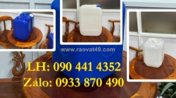 Thùng nhựa 25 lít lưu trữ nhiên liệu, can nhựa 20 lít màu sắc theo yêu cầu