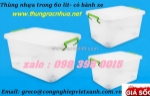 Thùng nhựa nắp kín công cụ nhỏ tạo nên khác biệt lớn