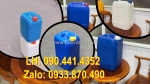 Thùng nhựa vuông 30 lít xanh, can 25 lít đựng phân bón, can nhựa 20 lít đựng thuốc trừ sâu