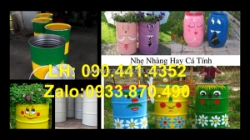Thùng phi xanh 30 lít, thùng phuy 50 lít đựng nước sinh hoạt, thùng phuy nhựa 60l đựng nước tưới tiêu