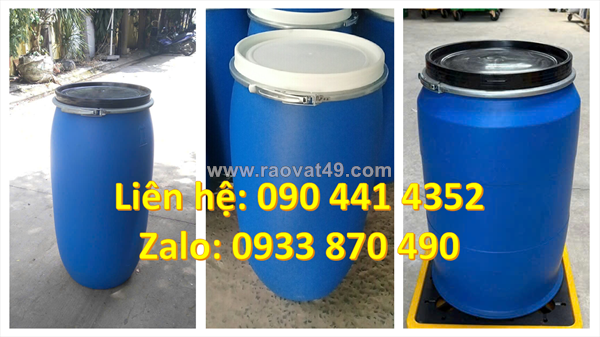 Thùng phuy nhựa 220 lít đựng axit được không? ở đâu bán thùng phuy nhựa 220 lít đựng chất lỏng