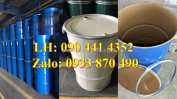 Thùng phuy sắt 220 lít cũ đựng hóa chất, thùng phuy sắt đựng hóa chất hàng cũ đẹp