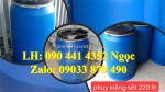 Thùng phuy sắt 220 lít đựng hóa chất dễ cháy, thùng phuy sắt đựng chất lỏng ngành hóa- sinh