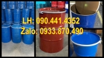 Thùng phuy sắt 220 lít màu đỏ, thùng phuy sắt màu vàng, thùng phuy sắt đựng hóa chất nhiều màu có sẵn q12