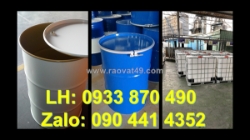 Thùng phuy sắt đựng hóa chất tại bình dương, vỏ thùng phuy sắt 220 lít đựng hóa chất thủy sản