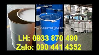 Thùng phuy sắt đựng hóa chất tại bình dương, vỏ thùng phuy sắt 220 lít đựng hóa chất thủy sản