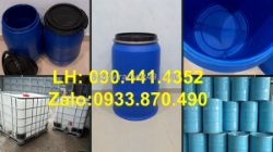 Thùng phuy sắt đựng xăng qua sử dụng, thùng phi sắt 220 lít đựng xăng dầu, thùng phuy sắt đựng dung môi