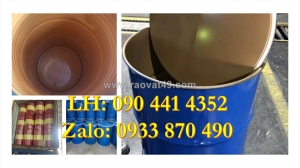 Thùng phuy sắt qua sử dụng 220 lít bao giá thị trường, thùng phuy sắt qua sử dụng còn mới 80-90%