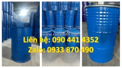 Thùng phuy sắt qua sử dụng giá rẻ, vỏ thùng phuy sắt 220 lít hàng cũ, đẹp 90%