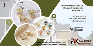 Tinh hoa trong từng chi tiết – nghệ thuật chọn núm nắm tủ