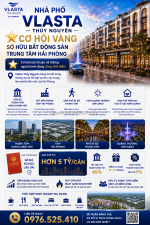 Tôi đã bất ngờ khi biết nhà phố vlasta thủy nguyên hiện chỉ từ hơn 4 tỷ