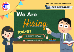 Tuyển dụng giáo viên ielts tại quận gò vấp và tân phújkyrk