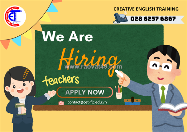 Tuyển dụng giáo viên ielts tại quận gò vấp và tân phújkyrk