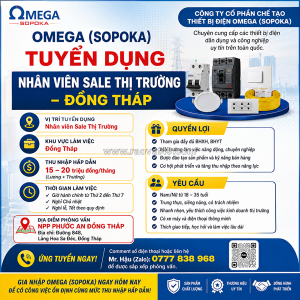 Tuyển nhân viên sale thị trường đồng tháp