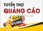 Tuyển nữ sales admin & thợ chính - thợ phụ quảng cáo